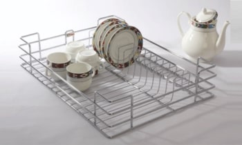 CUP & SAUCER BASKET,Ultrafresh Modular Kitchen - The Design Bridge