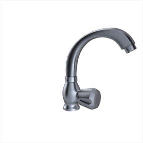 Contessa Plus Sink Cock With Casted Swinging Spout,Hindware Faucets - The Design Bridge